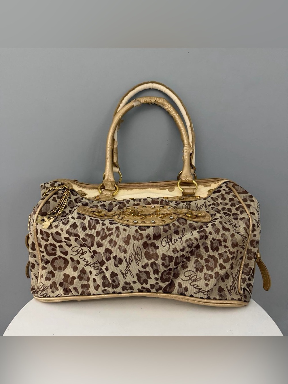 Playboy Y2K vintage leopard bag